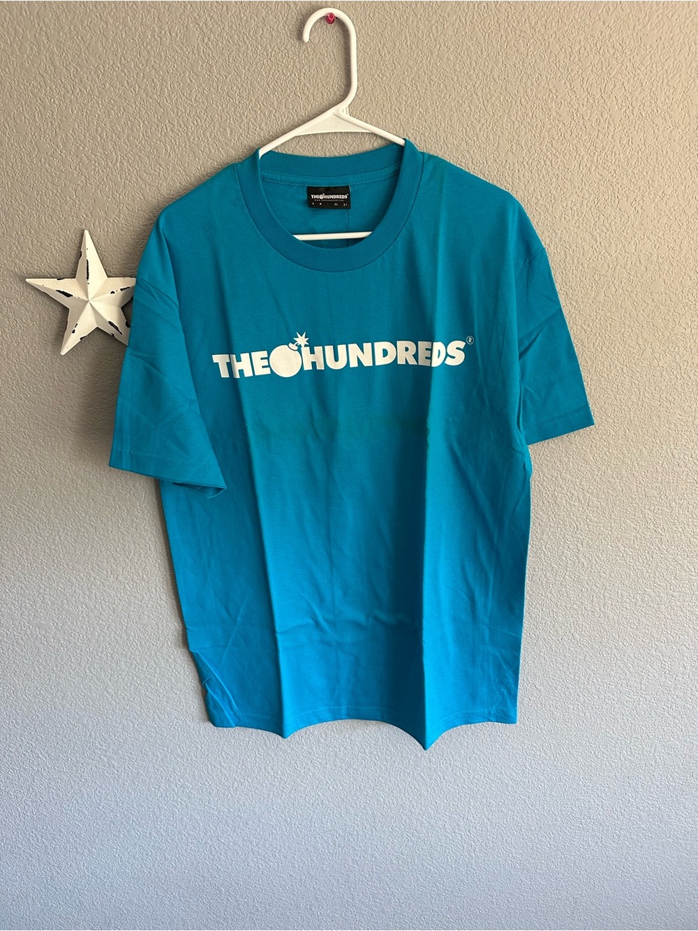 The Hundreds Teal Short Sleeve Logo Tee